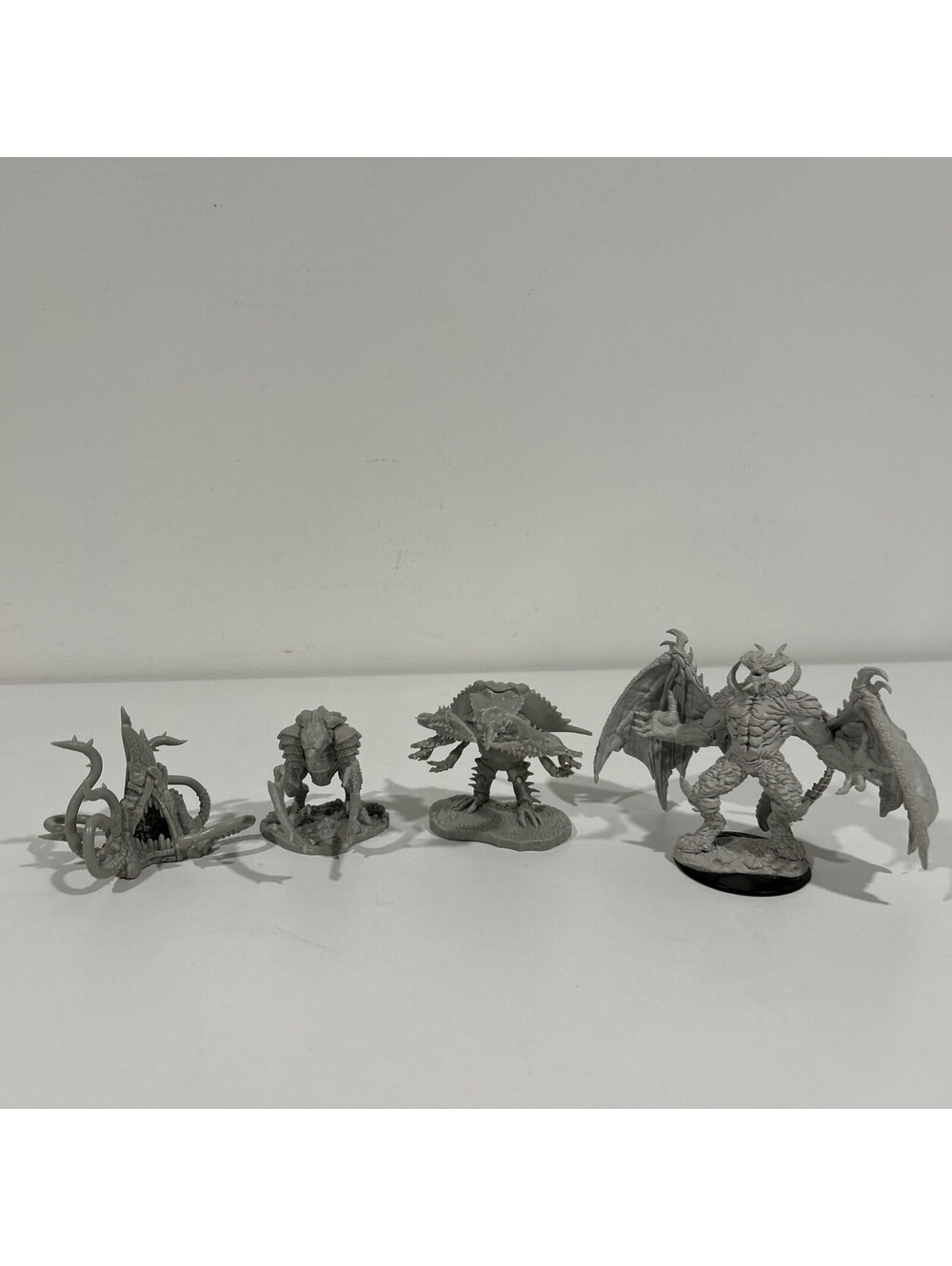FANTASY Miniatures Lot Reaper Bones D&D RPG 4 Humanoid Monster Figures